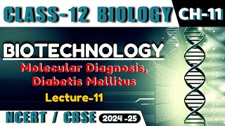 BIOTECHNOLOGY I L11 I BIOTECHNOLOGY AND ITS APPLICATION IDIAGNOSIS ICLASS12I NEETCBSEState Board [upl. by Bunker]