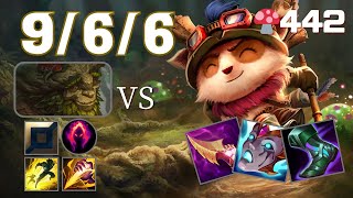 🍄442【GrandMasterBR】JG Teemo vs Ivern【SNsoloq playernoob】【Patch1422】leagueoflegends teemo [upl. by Frangos]