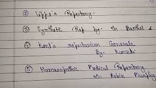 Classification of Repertory  class 2 [upl. by Gefen]