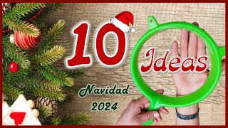 10 ADORNOS NAVIDEÑOS PARA LA COCINA  Navidad 2024  Christmas crafts for the kitchen [upl. by Annuaerb]