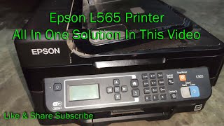 Epson L565 Printer Full assembly or reassembly Process II Epson Printer Error Problem Solve [upl. by Richelle]