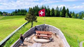 360degree panoramic view of RigiScheidegg in Switzerland [upl. by Adikram117]