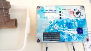 Ionizador de piscinas HIDRONIZER Piscina de 28 mil litros [upl. by Erastatus]