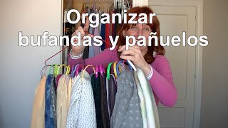 Cómo organizar pañuelos y bufandas [upl. by Eatnoid794]