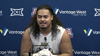 Arizona Football Press Conference  Rhino Tapaatoutai amp Wendell Moe Jr [upl. by Kast]