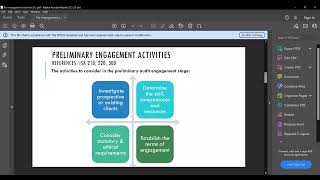 Preliminary audit engagement activities [upl. by Nannaihr837]