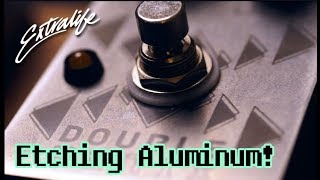 How to Etch Aluminum  Etched Guitar Pedals [upl. by Asiral]