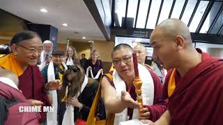 His Holiness the Sakya Trichen arrived at Seattle Airport [upl. by Aserehtairam717]