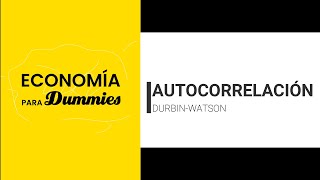 AUTOCORRELACIÓN DURBIN WATSON Ejercicios👌 [upl. by Bartolome]