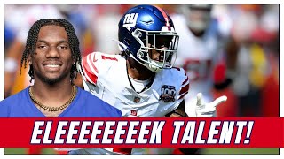 Malik Nabers stacking stats as Giants grab first win on the road over the Browns [upl. by Assilev]