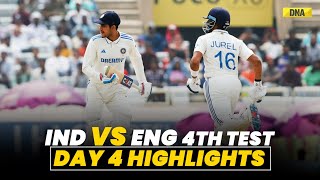 IND vs ENG 4th Test Day 4 Highlights Gill And Jurel Shine As India Beat England By 5 Wickets [upl. by Arotahs]