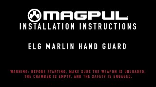 Magpul Instructions  ELG Hand Guard [upl. by Normi]