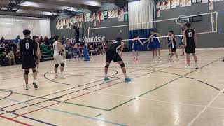 Aigles Ahuntsic vs John Abbot Islanders Volleyball [upl. by Ecertak]