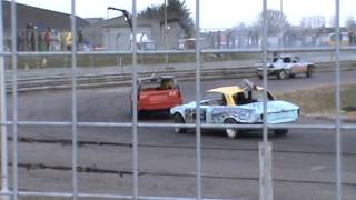 1213 Swaffham Raceway 21413 Unlimited Rookie Bangers Final [upl. by Newg]