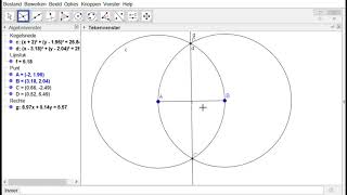 Opdracht geogebra middelloodlijn construeren [upl. by Steffane]