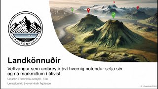 Landkönnnuðir  Tækniþróunarsjóður Fræ [upl. by Bezanson]