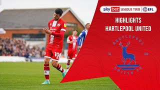 HIGHLIGHTS  Hartlepool United vs Crawley Town [upl. by Clayberg]