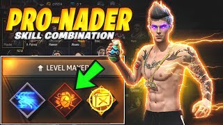 PRO GRENADE  CHARACTER SKILL COMBINATION FOR CS RANK  FREE FIRE [upl. by Missak]