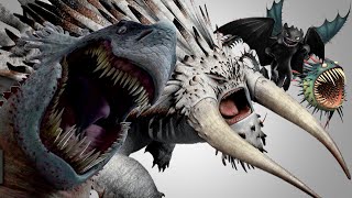 Dragon Roar Comparison  HTTYD Movies amp Series [upl. by Barncard]