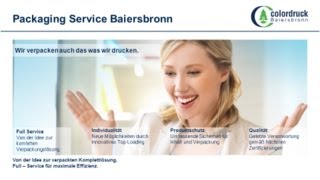 Packaging Service Baiersbronn [upl. by Ahsemot363]