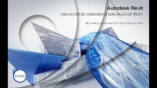 Ubicación de librerías esenciales de Revit [upl. by Teews]