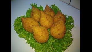 COXINHA COM BATATA NA MASSA ESTÁ INCRÍVEL E DELICIOSA 😋 [upl. by Rotman]