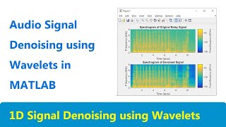 MATLAB Audio Signal Denoising using Wavelet Decomposition [upl. by Nylra854]