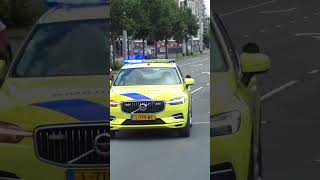 Rijopleiding met spoed door Arnhem siren ambulance emergency [upl. by Darum]