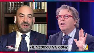 Covid lo scontro tra Bassetti e il medico contrario al vaccino quotNon lo considero un collegaquot [upl. by Shere]