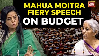 Mahua Moitra Speech Mahua Moitra On Budget 2024 Mahua Moitra Speech In Lok Sabha India Today [upl. by Shelah]