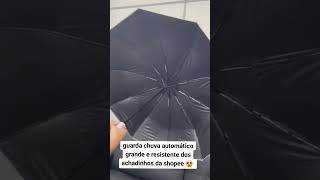 Guarda chuva automático da shopee super resistente guardachuva acheinashopee shopee [upl. by Anaujat]