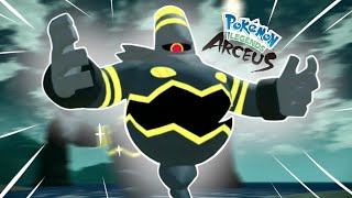 Random Shiny Alpha Dusknoir Reaction ¦ Pokemon Legends Arceus [upl. by Oiratno299]