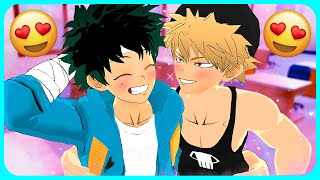 Deku and Bakugo get SUS… VRChat VR [upl. by Anaehs]