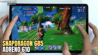 Honor Pad X9 Fortnite Gameplay  Snapdragon 685 [upl. by Adiazteb]