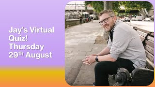 Virtual Pub Quiz Live Thursday 29th August [upl. by Grand]