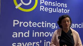 TPR CEO Nausicaa Delfas reflects on Pensions Ministers speech at PLSAs annual conference [upl. by Gamin]