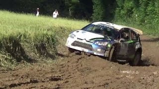 Rallye Terre de Langres 2016  Day 1  Flat Out and Shows [upl. by Sucramed613]