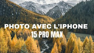 Les réglages de liPhone pour des photos incroyables iPhone 15 PRO MAX et iPhone 15 PRO [upl. by Eduam]