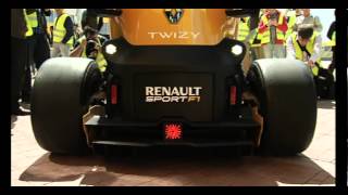 Twizy Renault Sport F1 Concept launch in Valladolid Spain [upl. by Aksoyn488]