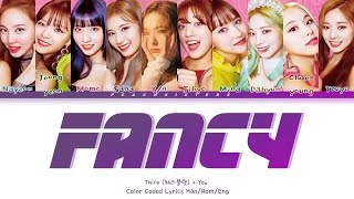 Karaoke Ver TWICE 트와이스  quotFANCYquot  10 Members Ver [upl. by Ahsimat]