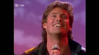 David Hasselhoff quotLooking for Freedomquot 1989 Wetten Dass TV [upl. by Ahsika]