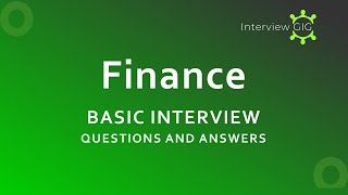 Finance Interview Questions and Answers Financial Analyst AccountingBasic FAQ [upl. by Aitsirk952]