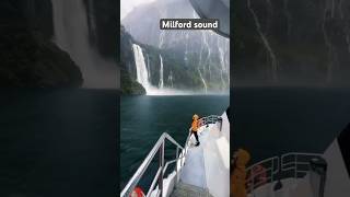 Milford sound New zealand 🇳🇿 trending trendingshorts viralvideo newzealand travel [upl. by Tubb22]