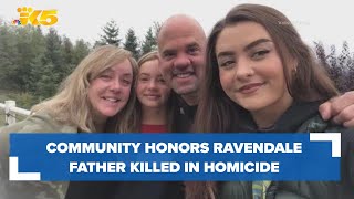 Family friends honor Ravensdale father killed in homicide [upl. by Mcgee]