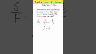 Ratios Word Problem  math ratio ratioandproportion [upl. by Ennovaj]