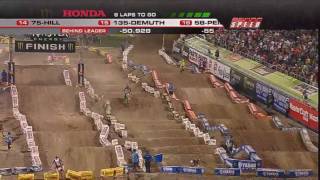 AMA Supercross 2010 Rd 17 Las Vegas 450 Part 2 [upl. by Anelet]