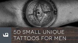 50 Small Unique Tattoos For Men [upl. by Lexis840]