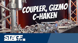 Was ist ein Halfcoupler Gizmo und Swivel Riggingzubehör von Global Truss [upl. by Voss]