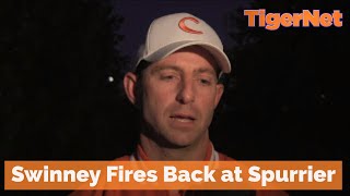 Dabo Rant  Swinney fires back at Spurrier [upl. by Andrei]