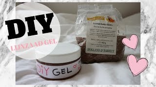 DIY  LIJNZAAD GEL VOOR KRULLEN 😍  By Alyssarxs [upl. by Pearlstein]